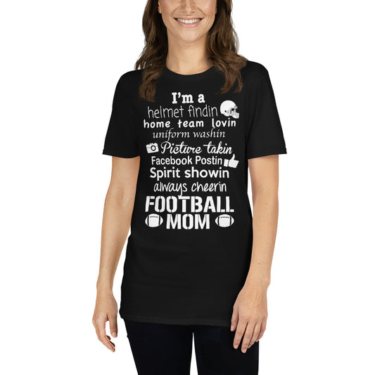 A Football Mom Premium Unisex T-Shirt