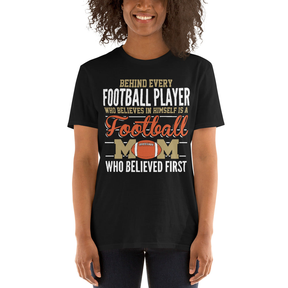 Believer Football Mom Premium Unisex T-Shirt