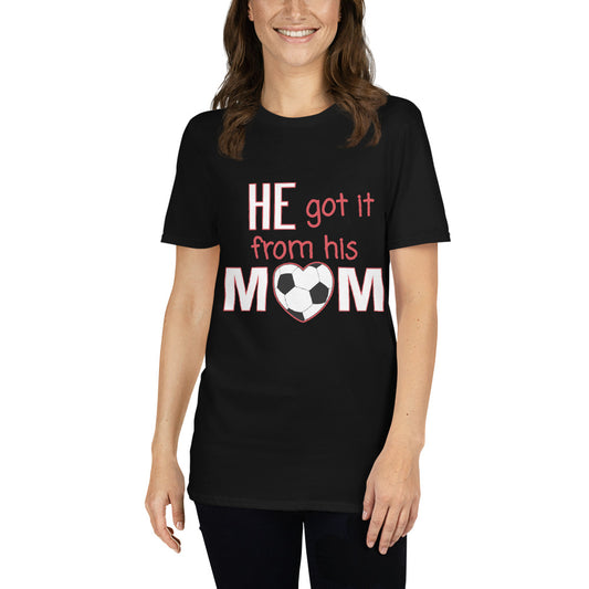 His Soccer Mom Premium Unisex T-Shirt