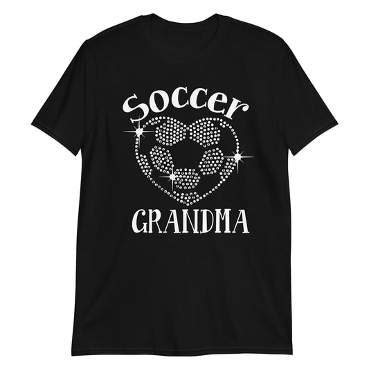 Bling Soccer Grandma Premium Unisex T-Shirt