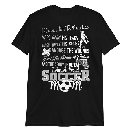 Boy Soccer Mom Premium Unisex T-Shirt