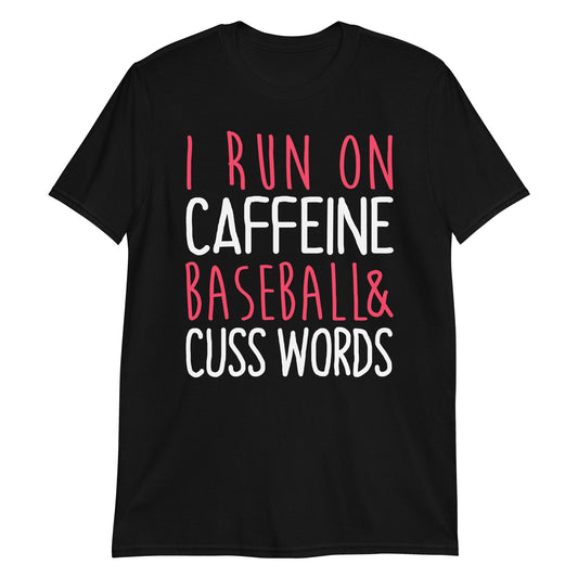 Caffeine And Baseball Premium Unisex T-Shirt