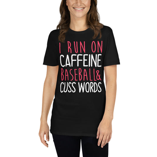 Caffeine And Baseball Premium Unisex T-Shirt