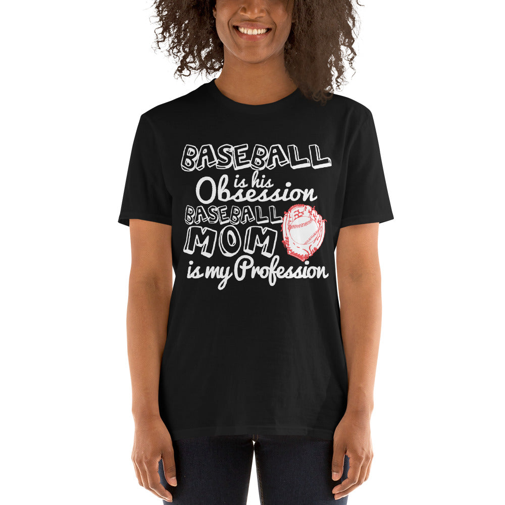 Baseball Mom Obsession Premium Unisex T-Shirt