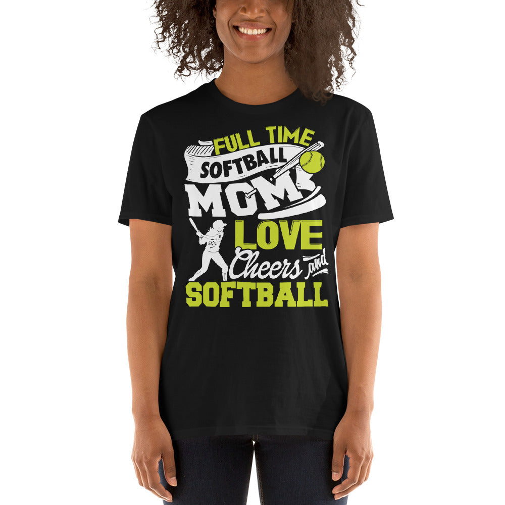 Full Time Softball Mom Premium Unisex T-Shirt
