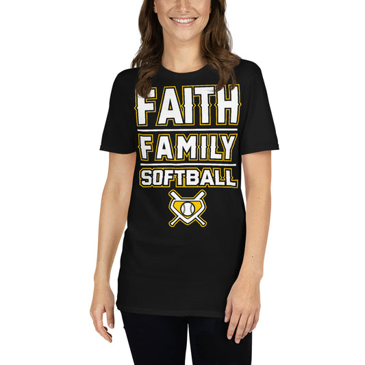 Faith Family Softball Premium Unisex T-Shirt