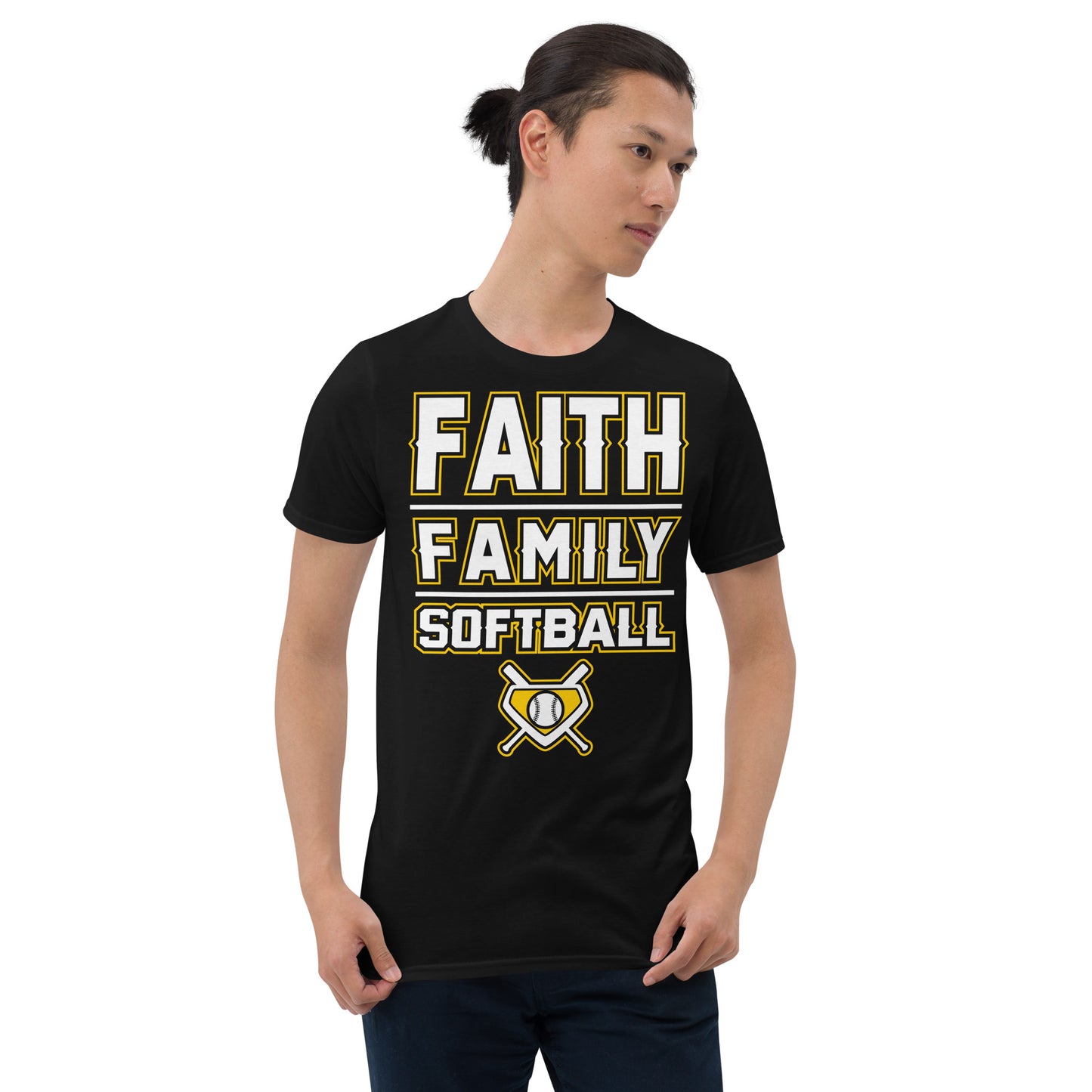 Faith Family Softball Premium Unisex T-Shirt