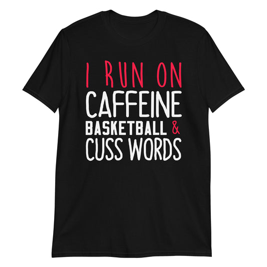 Caffeine And Basketball Premium Unisex T-Shirt