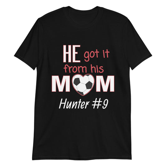 [Customize It] Got It From His Soccer Mom Premium T-Shirt