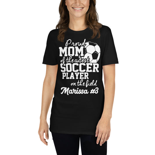 [Customize It] Proud Soccer Mom Premium T-Shirt