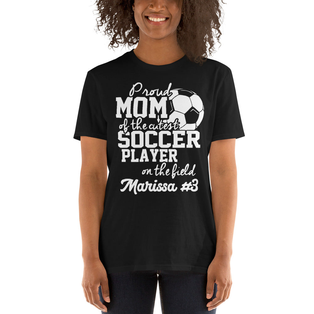 [Customize It] Proud Soccer Mom Premium T-Shirt