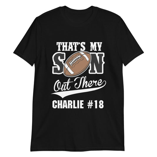 [Customize It] My Football Son Premium T-Shirt