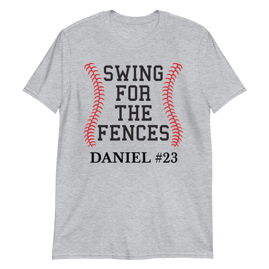[Customize It] Swing For The Fences Premium T-Shirt